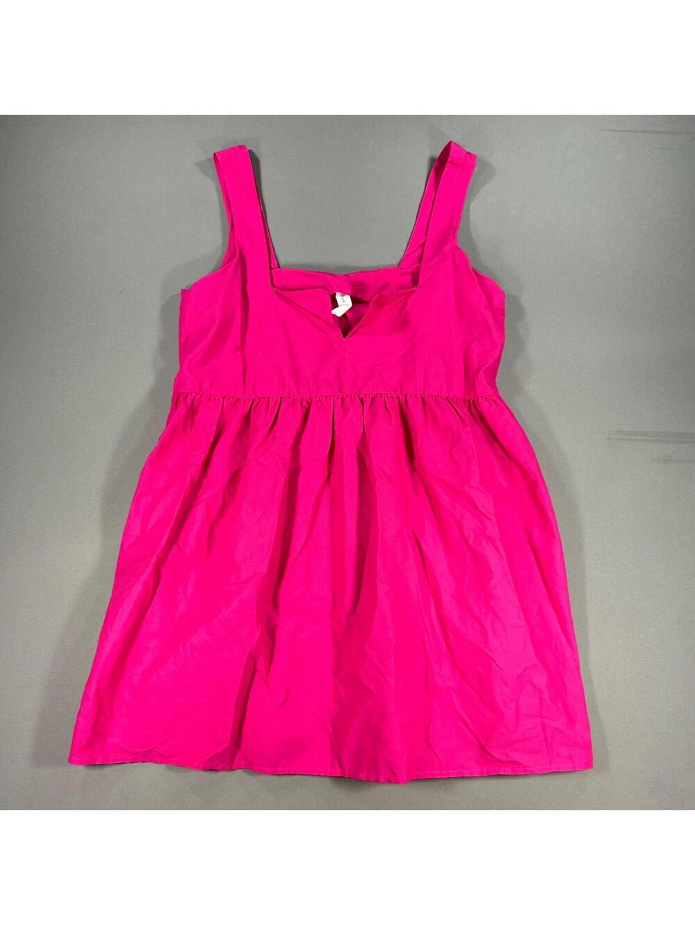Daily Practice by Anthropologie Short-Sleeve Mini Dress Cotton Pink Small